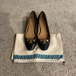 Black Tory Burch Flats